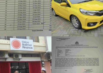 DIDUGA TERJADI PENIPUAN, ORICO BALIMORE FINANCE TARIK KENDARAAN YANG TELAH MEMASUKI ANGSURAN KE-58