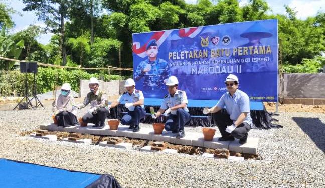 TNI AU Percepat Pembangunan Sentra Gizi di Maros untuk Dukung Percepatan Penanganan Stunting