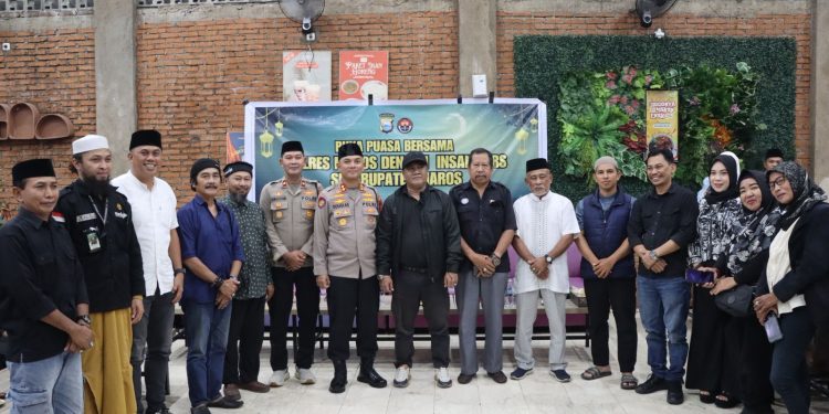 Sinergi Ramadan: Polres Maros dan Jurnalis Perkuat Kolaborasi Lewat Buka Puasa Bersama