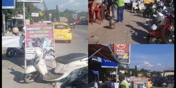 Warga Soroti Pemilik Kontrakan dan Pemilik Konter atas Pemasangan Banner di Bahu Jalan, Ancam Lapor ke Pemda dan Satpol PP. Pemilik Kontrakan Diminta Segera Bertindak